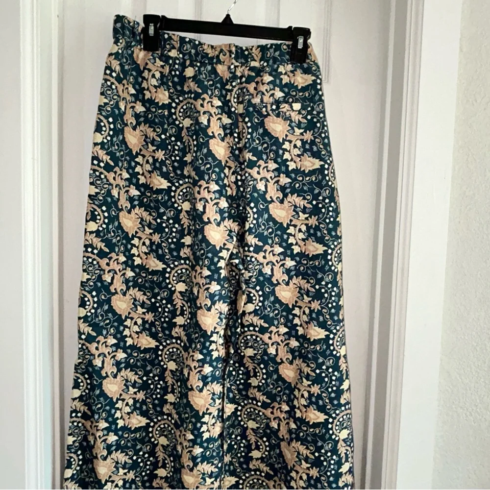 Wrap‎ London pants Size 14, 100% linen, Wide Leg